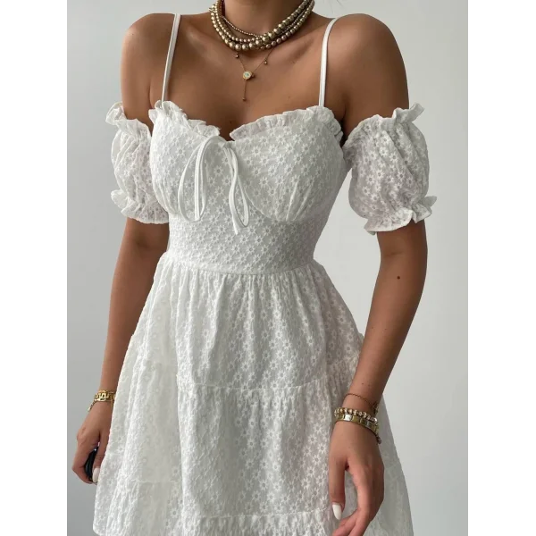 ucca Kolu astikli ini Elbise