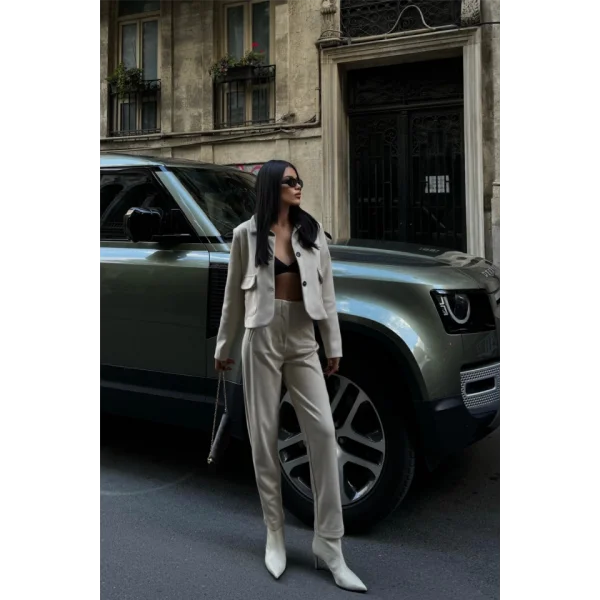 ÜET PANTOON PENİ  Bej