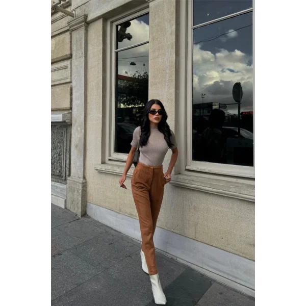 ÜET PANTOON PENİ  Taba