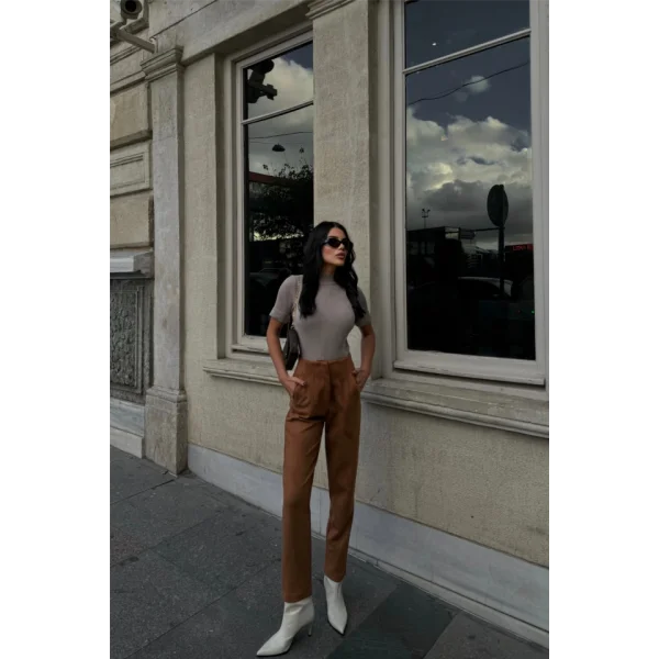 ÜET PANTOON PENİ  Taba