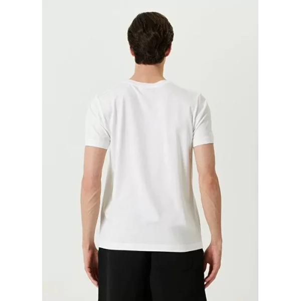 Unisex Basic Bisiklet Yaka Regular T-Shirt - Beyaz