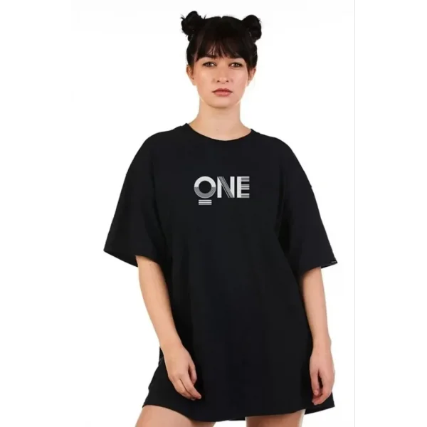 Unisex Baskılı Oversize Thirt  iyah