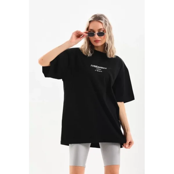 Unisex Baskılı Oversize Thirt  iyah