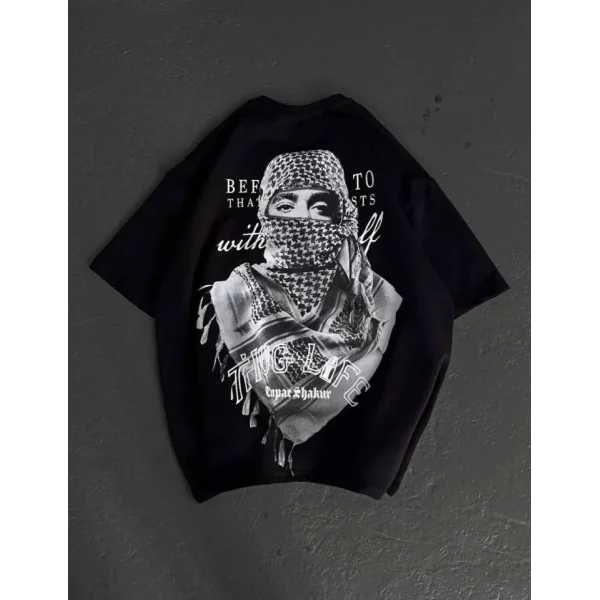 Unisex Baskılı Oversize Thirt  iyah