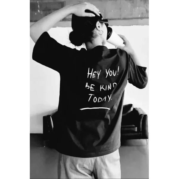 Unisex Baskılı Oversize Thirt  iyah