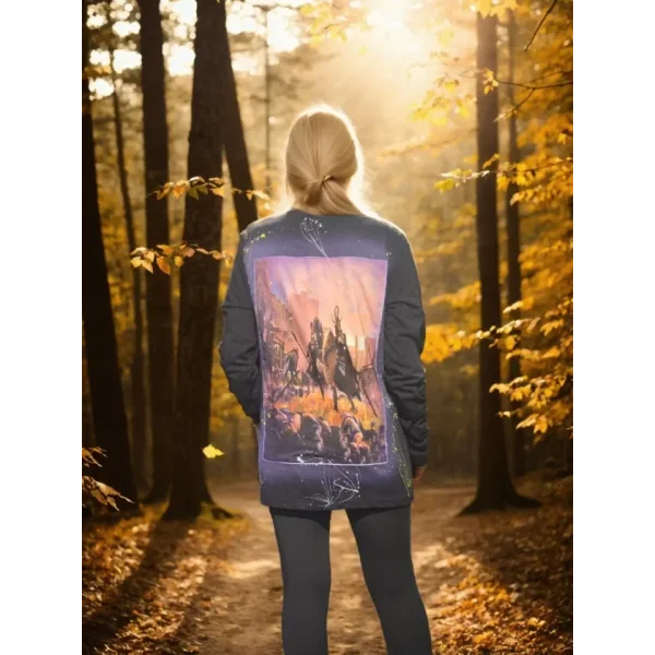 Unisex Bisiklet Yaka Uzun Kollu Thirt  iyah