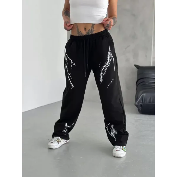 Unisex Dijital Baskılı Eşofman Altı  iyah