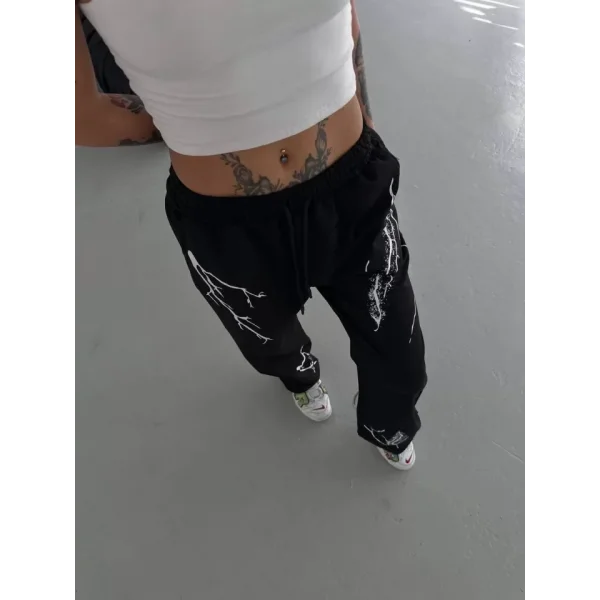 Unisex Dijital Baskılı Eşofman Altı  iyah