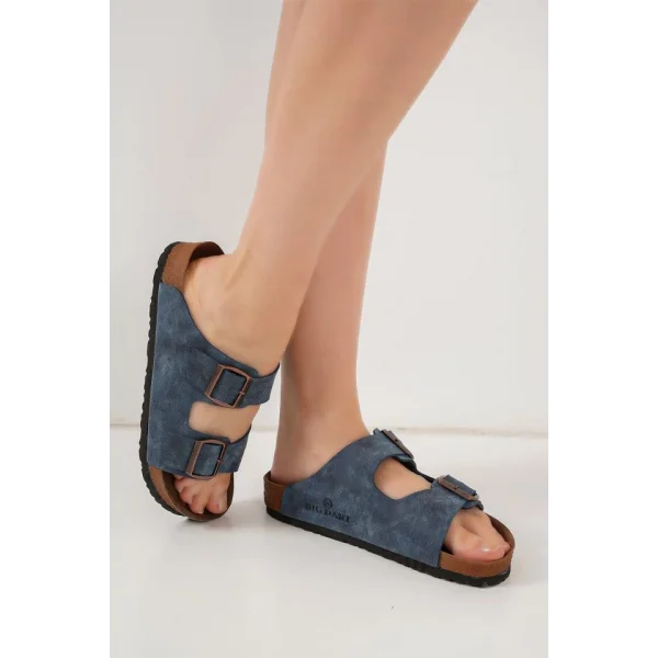 Unisex Ortopedik Terlik 010182 - Lacivert