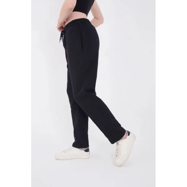 Unisex Üç İplik Basic Eşofman Pantolon  acivert