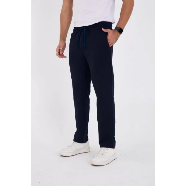 Unisex Üç İplik Basic Eşofman Pantolon - Lacivert
