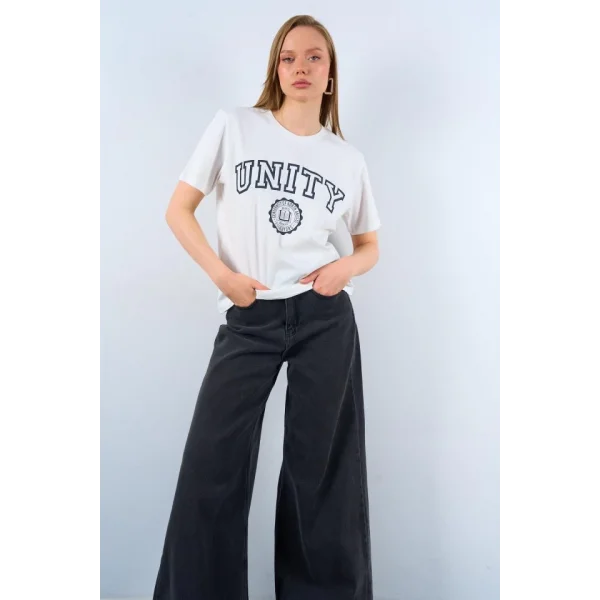 UNİTY Tshirt  Krem