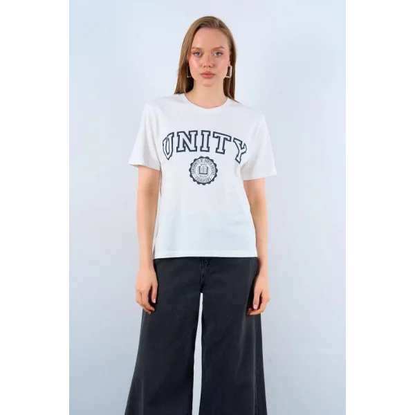 UNİTY Tshirt  Krem