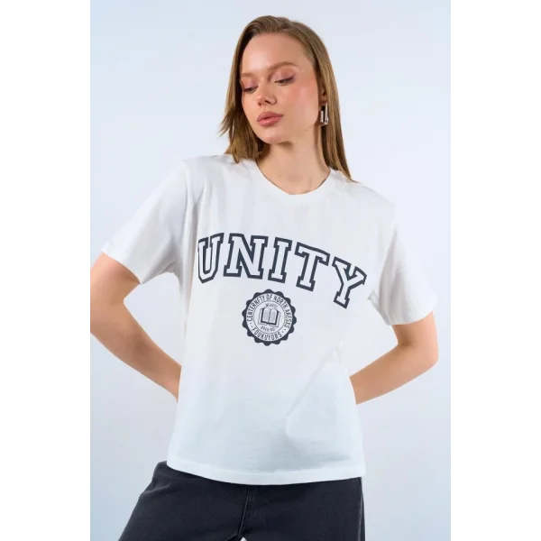 UNİTY Tshirt  Krem