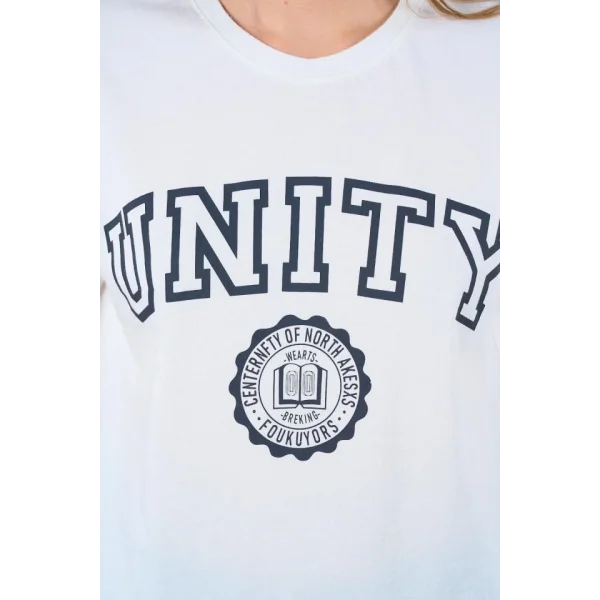 UNİTY Tshirt  Krem