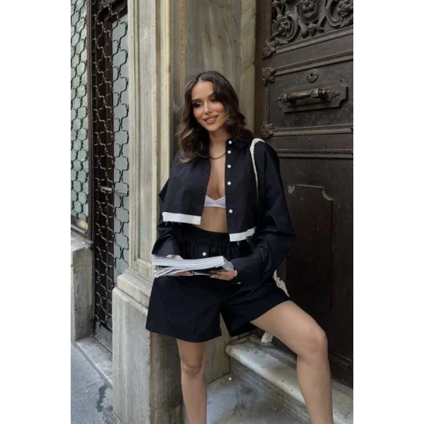 Urania Crop Şort Takım 9731-08