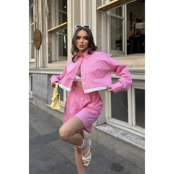 Urania Crop Şort Takım 9731-08