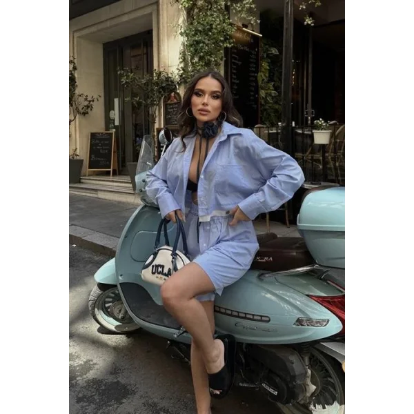 Urania Crop Şort Takım 9731-08