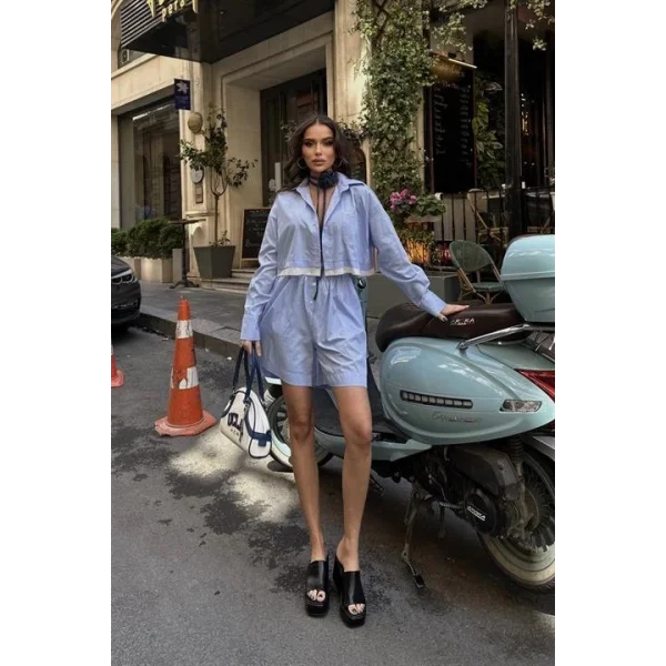 Urania Crop Şort Takım 9731-08