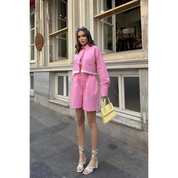 Urania Crop Şort Takım 9731-08