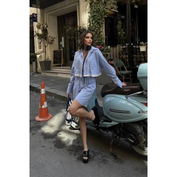 Urania Crop Şort Takım 9731-08