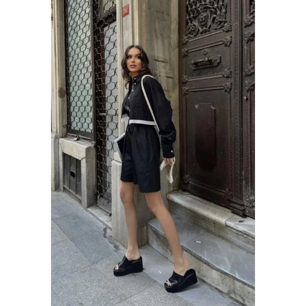 Urania Crop Şort Takım 9731-08