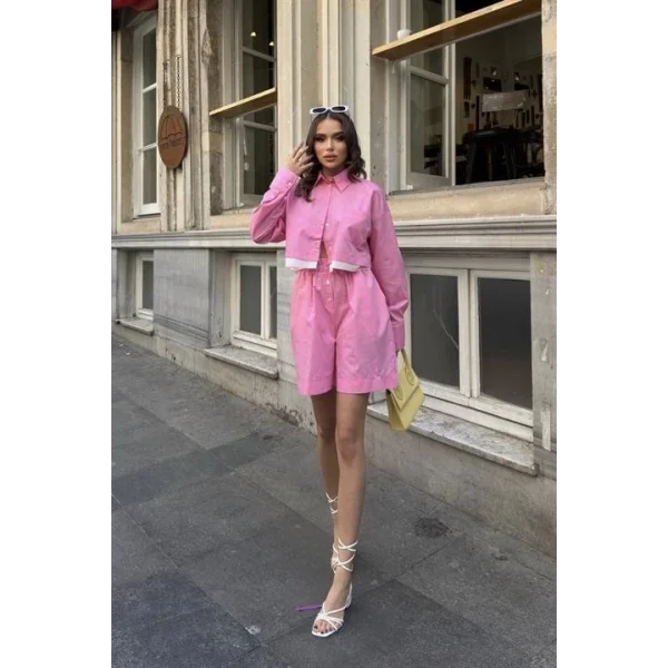 Urania Crop Şort Takım 9731-08