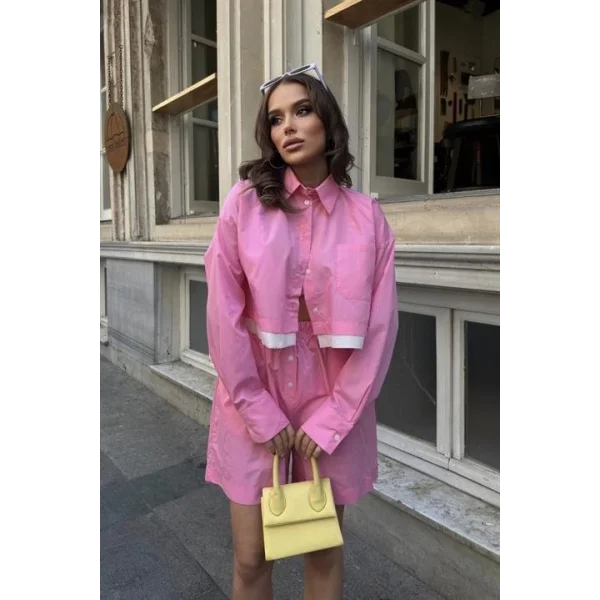 Urania Crop Şort Takım 9731-08