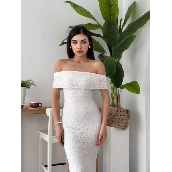 Uyef Straplez Elbise