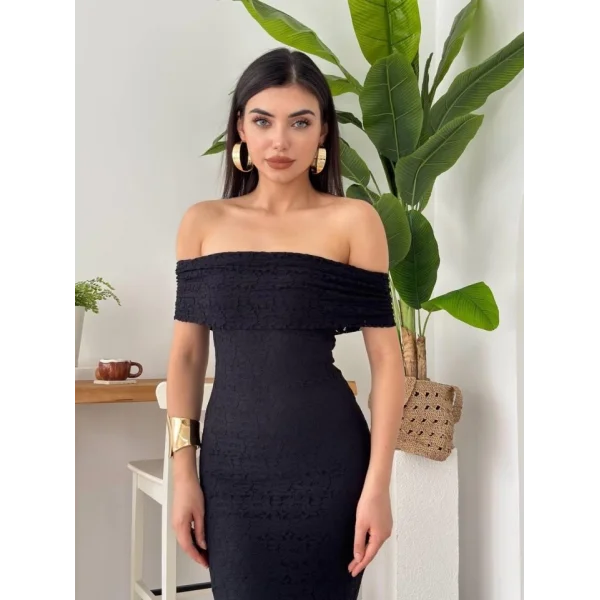 Uyef Straplez Elbise