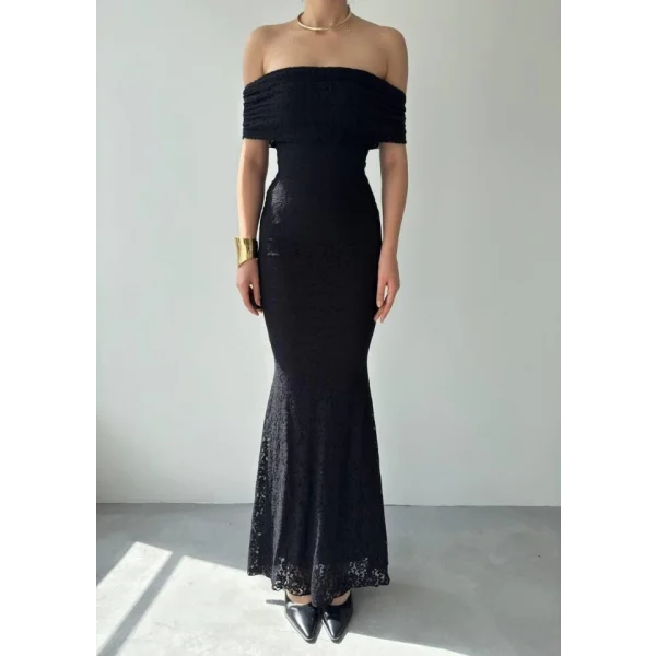 Uyef Straplez Elbise