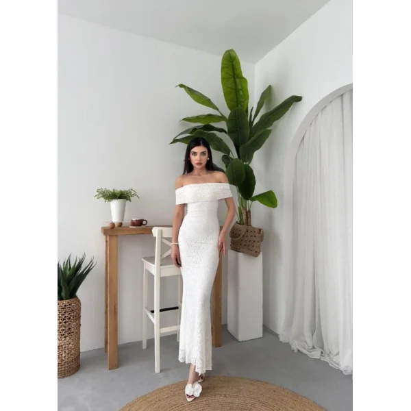 Uyef Straplez Elbise