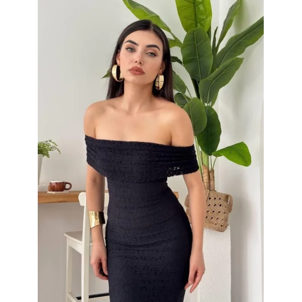 Uyef Straplez Elbise