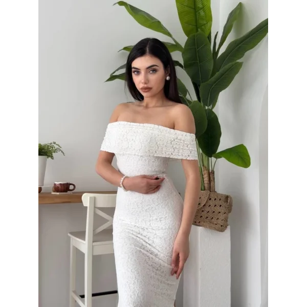 Uyef Straplez Elbise