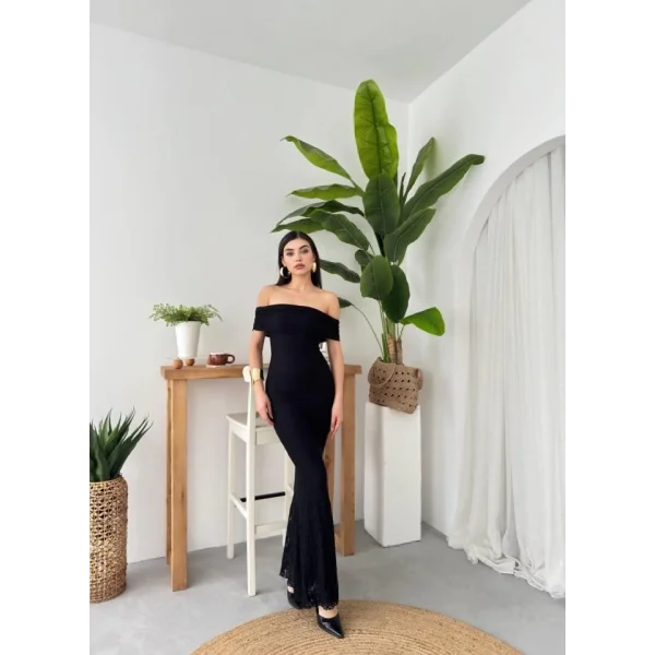 Uyef Straplez Elbise