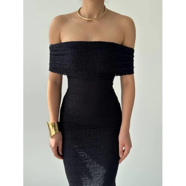 Uyef Straplez Elbise