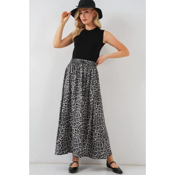 Uzun Ayrobin Etek 8050 - Antrasit