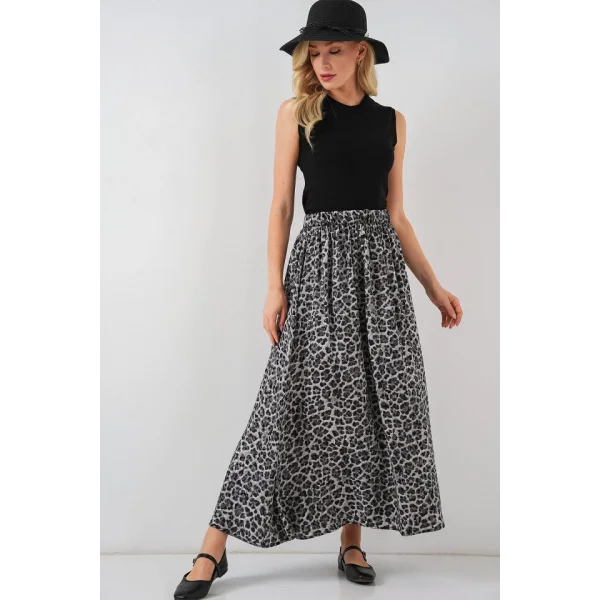 Uzun Ayrobin Etek 8050 - Antrasit