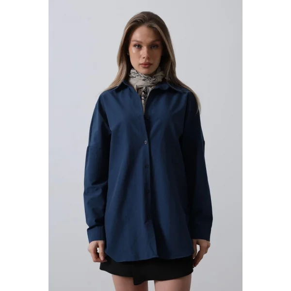 Uzun Kol Gömlek  acivert