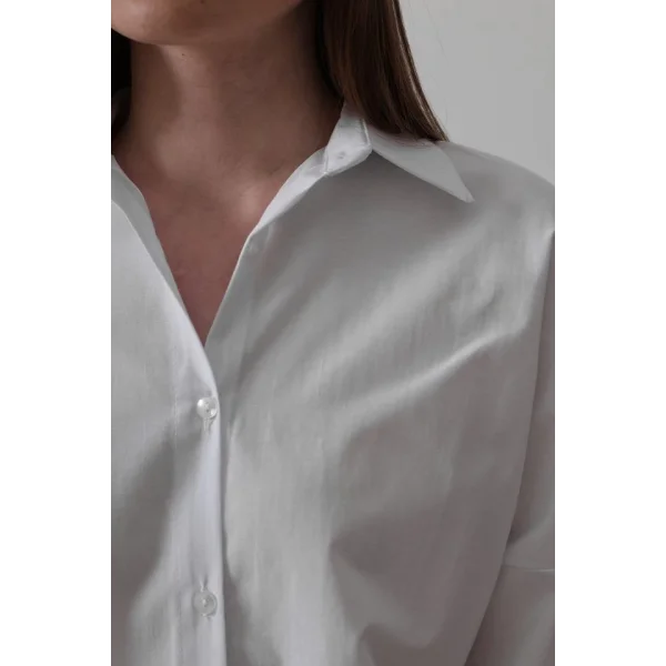 Uzun Kol Gömlek - Beyaz