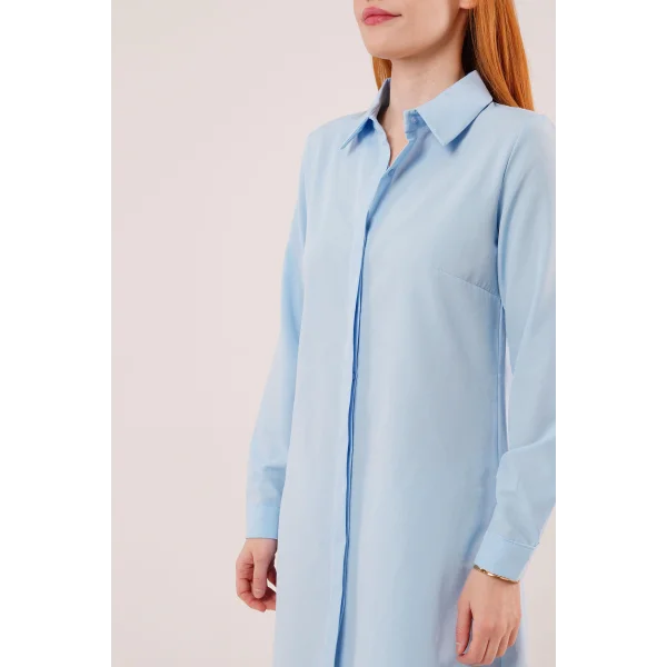 Uzun Kollu Bebe avisi Tunik Gömlek Elbise