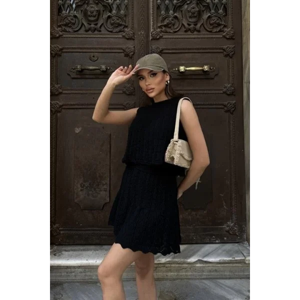 Valeria Kroşe Volanlı Takım 9835