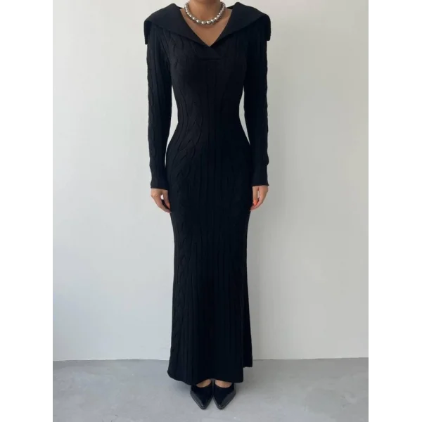 Vienne Yarasa Yaka Elbise