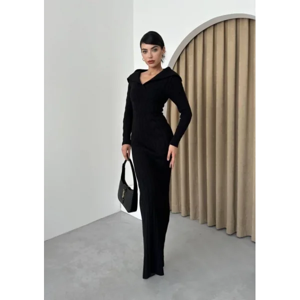 Vienne Yarasa Yaka Elbise