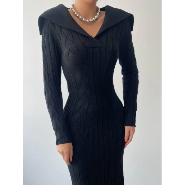 Vienne Yarasa Yaka Elbise