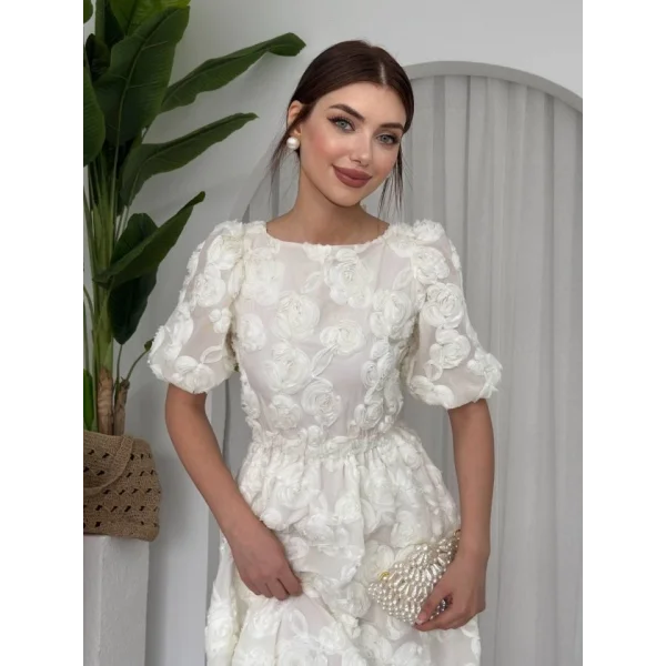 Wear Sırt Bağlama Detaylı Elbise