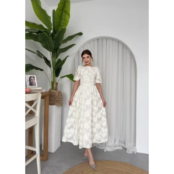 Wear Sırt Bağlama Detaylı Elbise