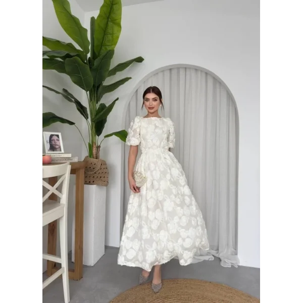 Wear Sırt Bağlama Detaylı Elbise