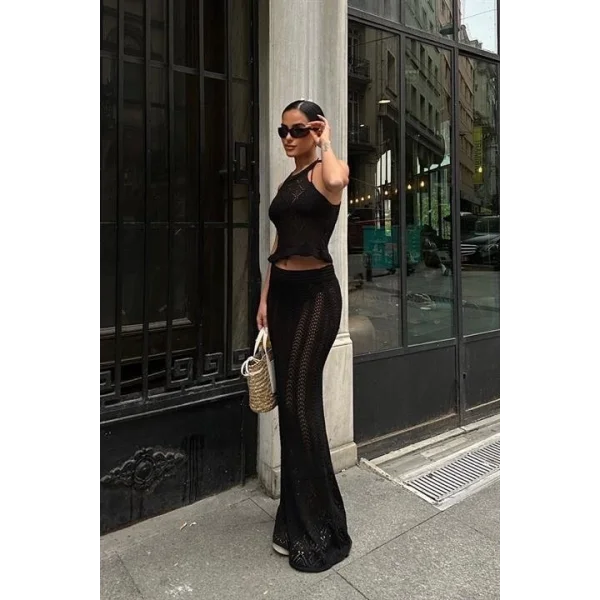 Wendy Kroşe Crop Takım 9841