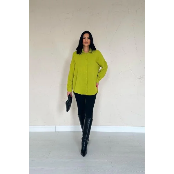 Yağ Yeşili Gömlek